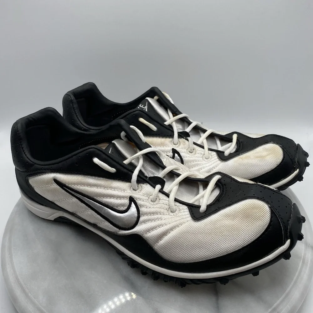 Women's 10 Nike Rival XC 6 Jenna Black White Cross Country Track Running *Read